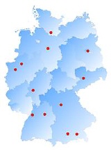 Deutschlandweit ein werkseigenes Servicenetz